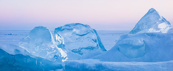 ICE RIDGES AT DUSK - PORT RYERSE - PORT RYERSE