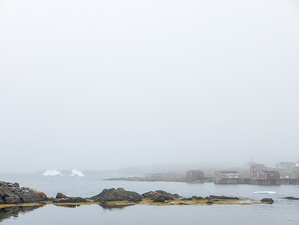 TILTING IN FOG - FOGO ISLAND - NEWFOUNDLAND