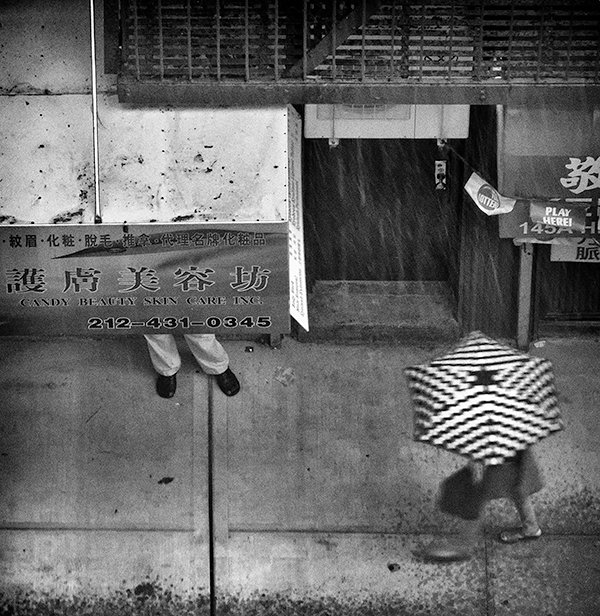RAIN #5 - NYC, 2014 - NEW YORK IN BLACK AND WHITE