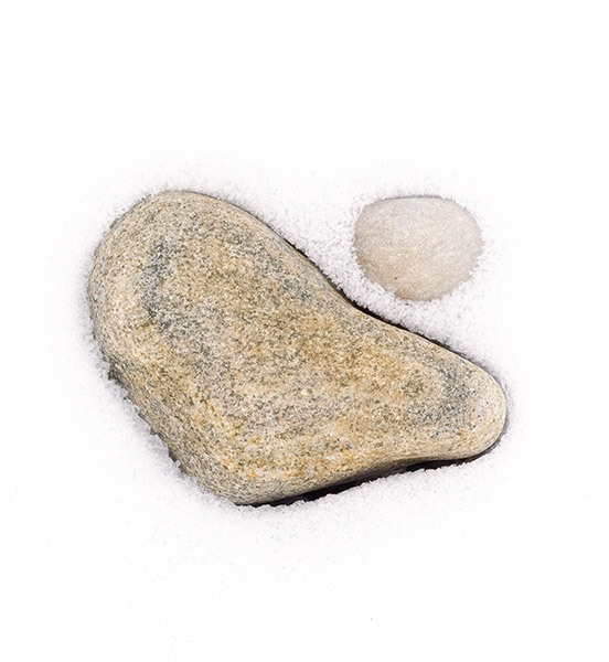 Winter Stones #2--Long Point Beach - New Works