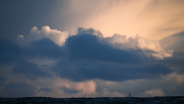 CLOUDSCAPE -  REYKJANES PENINSULA - ICELAND