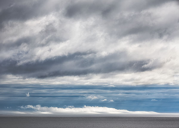 FOG BANK, GEORGIAN BAY - BRUCE PENINSULA - BAY & SHORE
