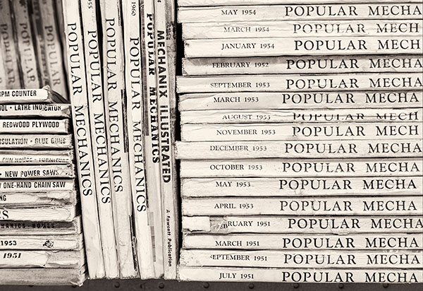 POPULAR MECHANICS - SIMON'S PLACE - B&W - IN THE COUNTRY