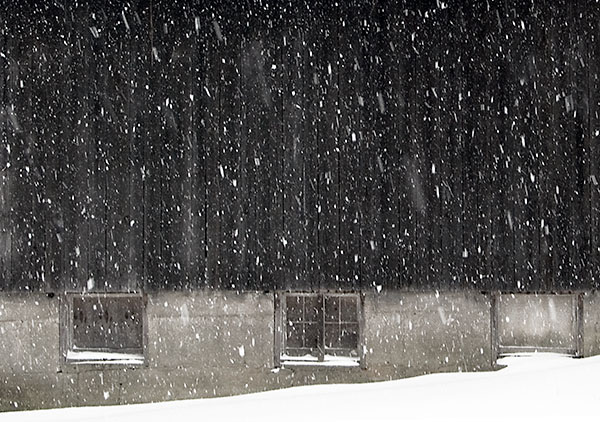 JACK'S BARN IN SNOW - PORT RYERSE - PORT RYERSE