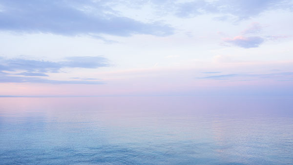 LIGHT ON GEORGIAN BAY, JUNE DUSK #2 - BRUCE COUNTY, 2015 - BAY & SHORE