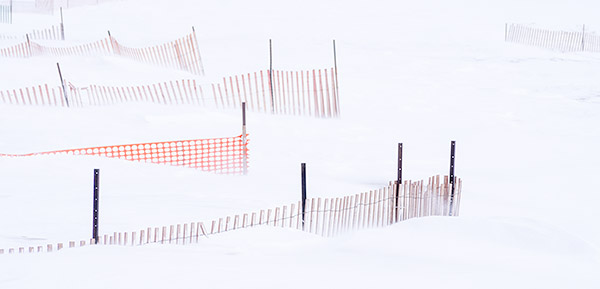 SAND FENCES - LONG POINT BEACH - LARRY'S TENSET, 2015