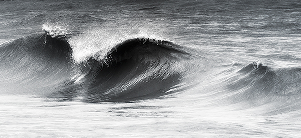 WINTER ROLLER #2 - LONG POINT - B&W