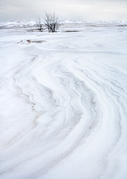 SAND & SNOW #3, LONG POINT BEACH - WINTER