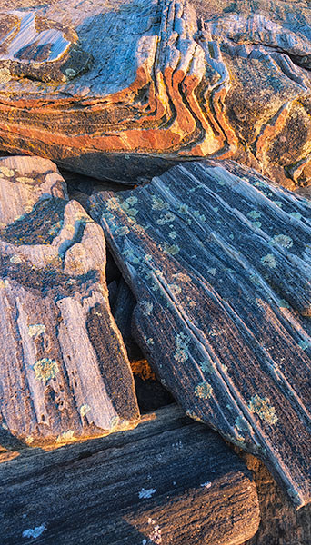 FLUTED ROCKS #2 - FRANKLIN ISLAND - FRANKLIN ISLAND, NORTH -  GEORGIAN BAY
