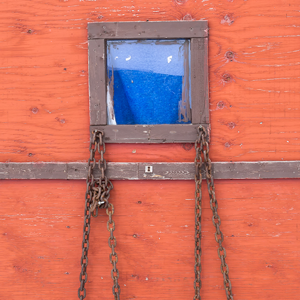 WINDOW #3, FISHING HUT - INNER BAY, LONG POINT - ICE FISHING PROJECT
