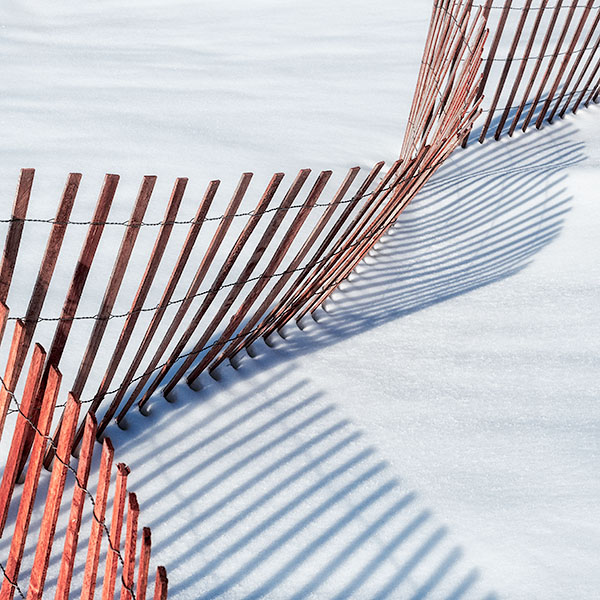 SAND FENCE #1, 2018 - LONG POINT BEACH - SNOW/SAND FENCES, LONG POINT