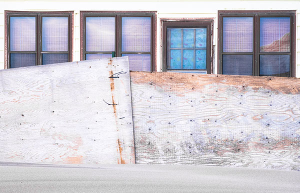 SAND FENCE & WINDOWS - LONG POINT BEACH - BAY & BEACH