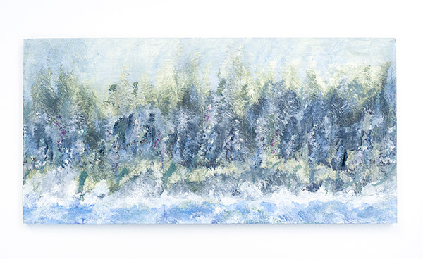 Georgian Bay Shoreline Pano - Larry's Painting and Mixed Media Work