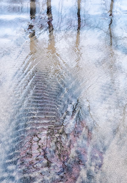 DECEMBER REFLECTIONS - LONG POINT BEACH - ABSTRACTS & IMPRESSIONS