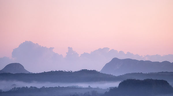 VALLE DE VINALES, DAWN -  CUBA - CUBA