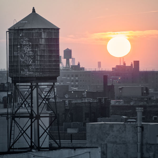 DOWNTOWN SUNRISE - NYC - NEW YORK IN COLOUR