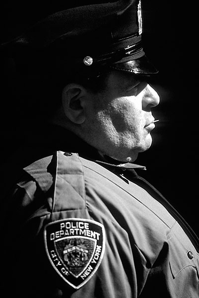 COP - NYC - B&W - IN THE CITY