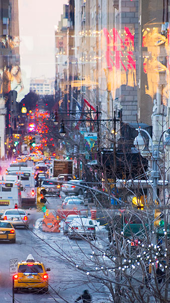 DUSK - NEW YORK CITY - NEW YORK IN COLOUR