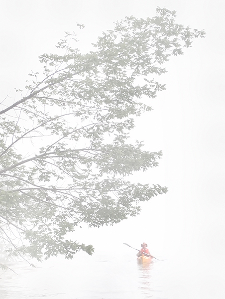 Kayaking Lake Erie In Mist - The Zen of Norfolk