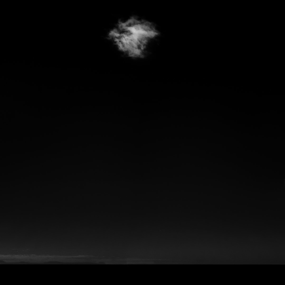 Ocean - I - Fine Art Black and White 1:1 Ratio