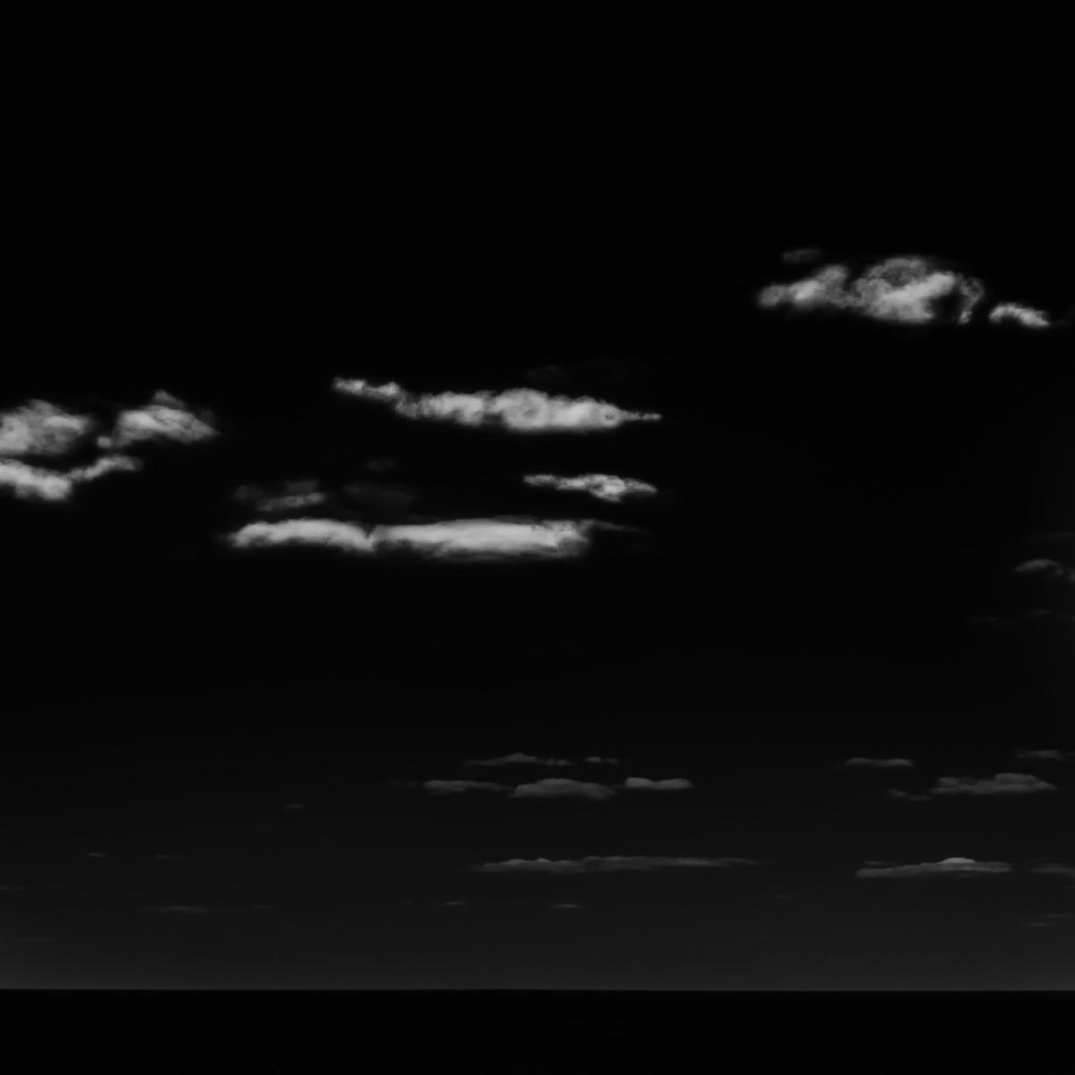 Ocean - II - Fine Art Black and White 1:1 Ratio