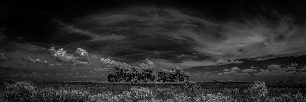 Kirkpatrick Prairie - Fine Art Black & White Panoramic 3:1 Ratio