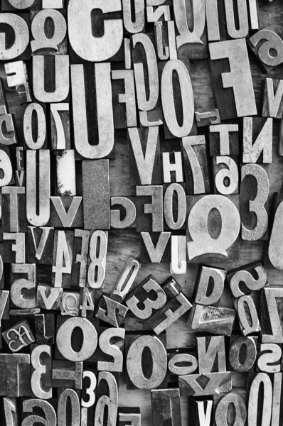 Letters (Eastern Market) #5 - Letters, Numbers, and Punctuation