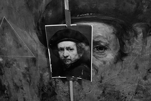 Rembrandt in Guadalajara - Digital Black and White Images