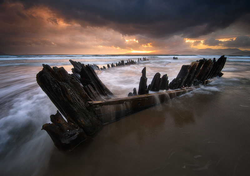 Wreck of the Sunbeam, Rossbeigh, Co. Kerry