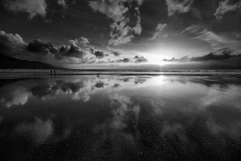 Rossbeigh, black and white