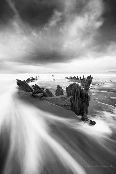 wreck of the sunbeam, Rossbeigh, Co. Kerry