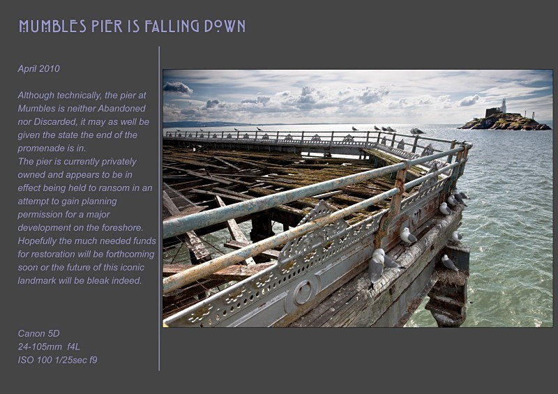 mumbles pier is falling down - Abandoned & Discarded