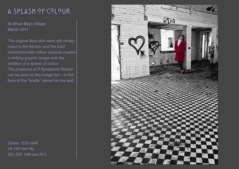 a splash of colour - Abandoned & Discarded