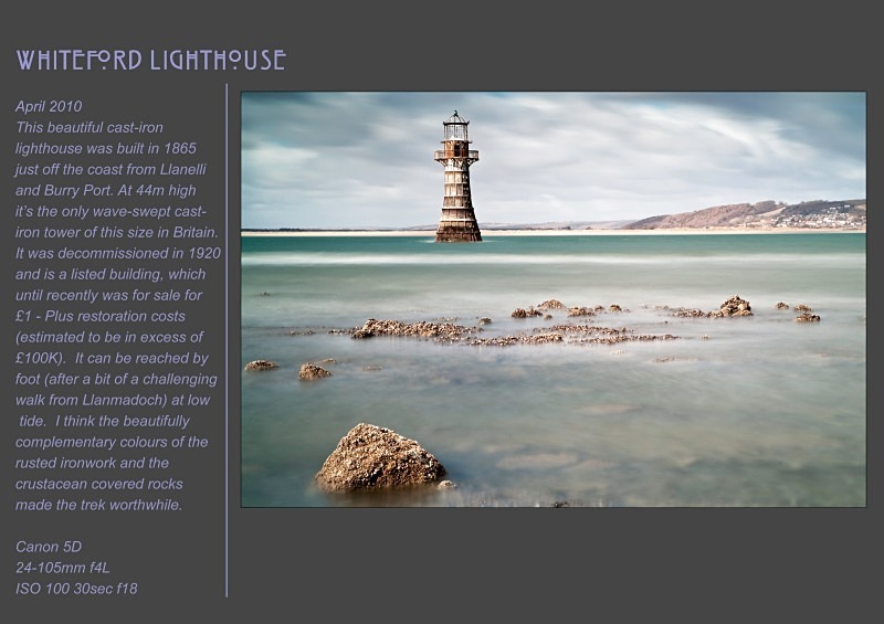 Whiteford lighthouse - Land & Sea