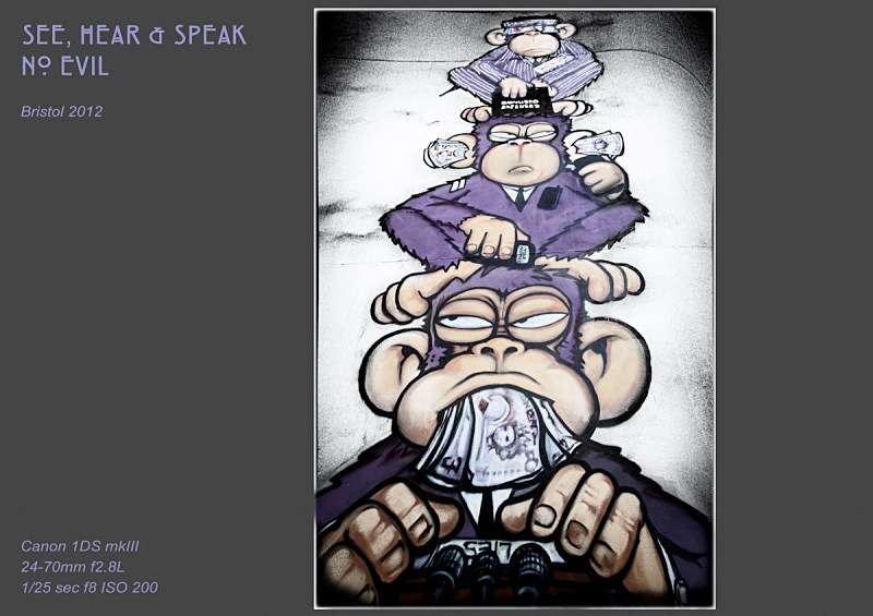 see hear  speak no evil - Street Art & Graffiti