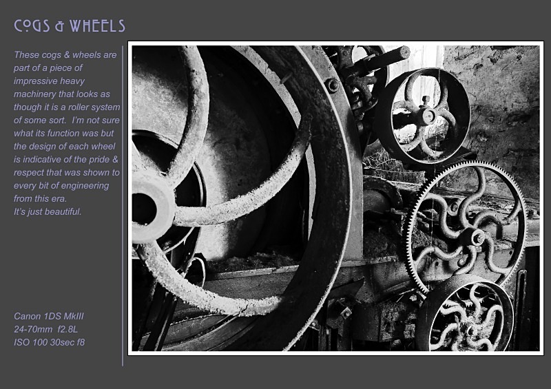 cogs and  wheels - Abandoned & Discarded