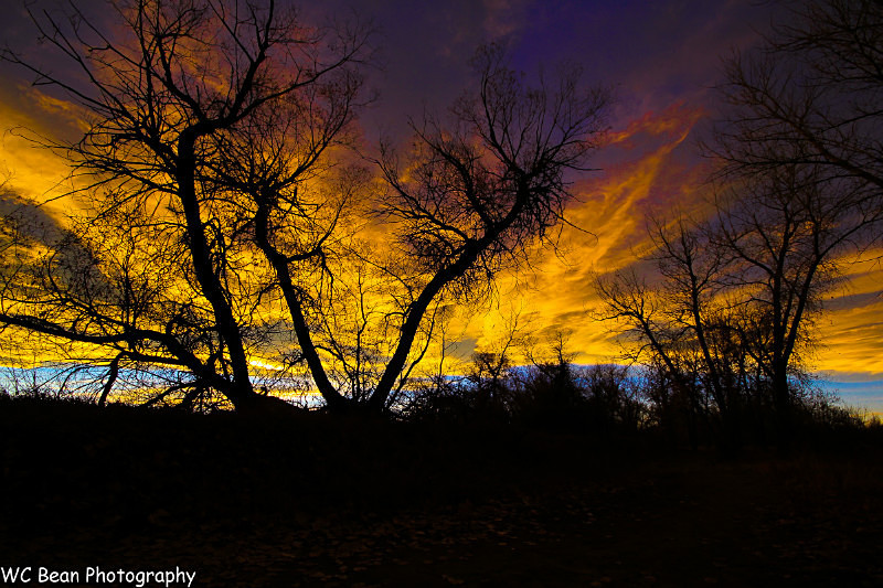 Sky on Fire - Sunrise, Sunset