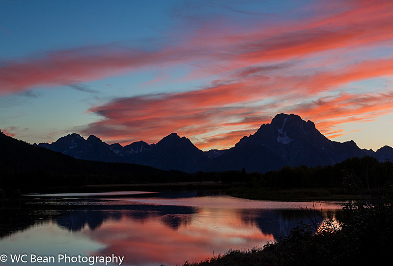 Oxbow Sunset - Mountains