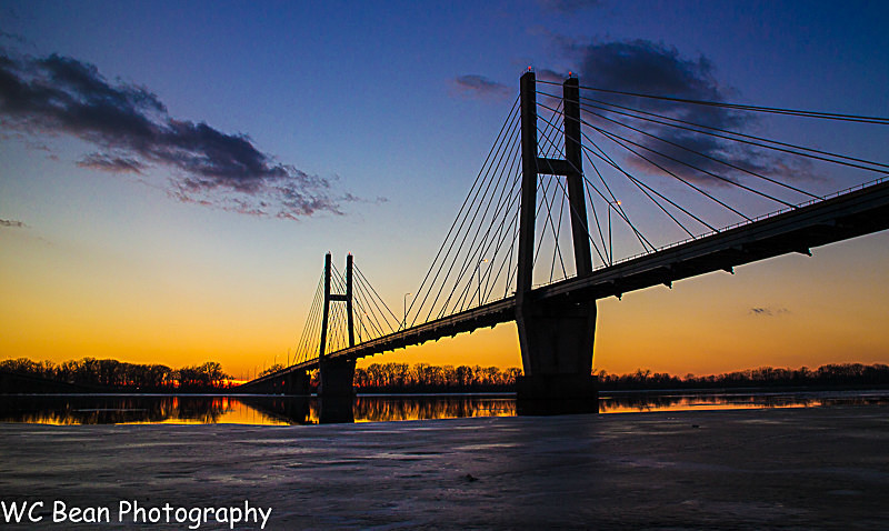 Bridge over the Mighty MO - Sunrise, Sunset