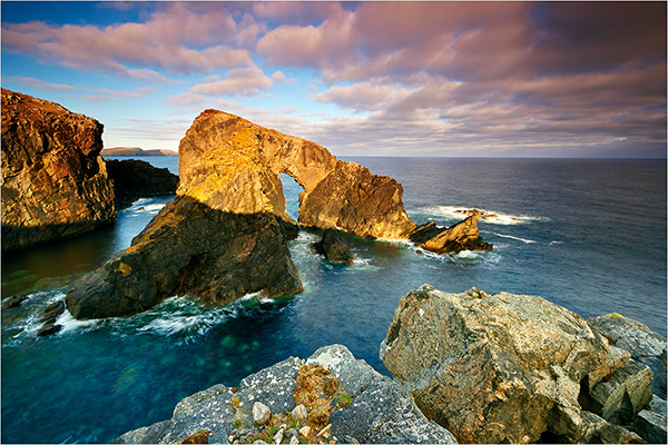 Sunlit Stac - The Outer Hebrides