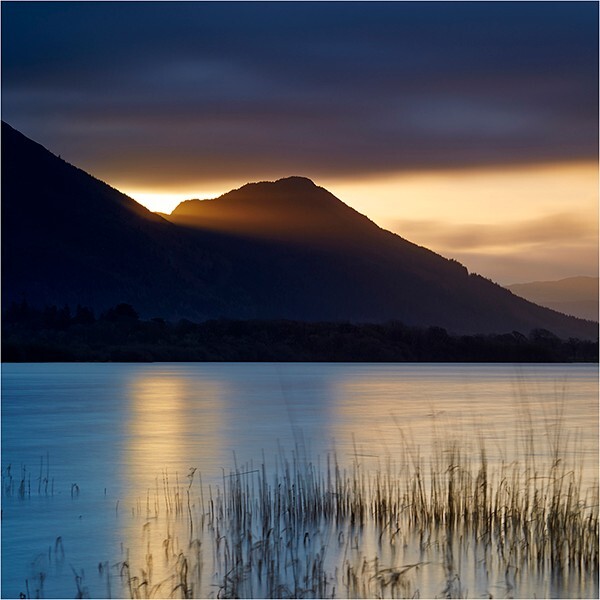 A Shaft of Golden Light (Square) - Cumbria