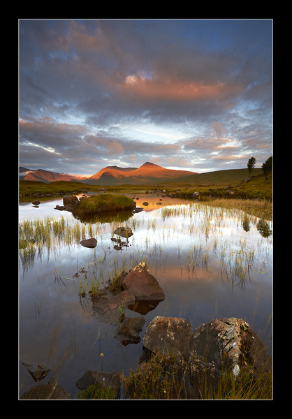 Red Light on Black Mount - Mainland Scotland