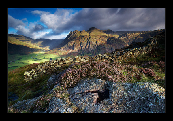 Rocks and Heather - Cumbria