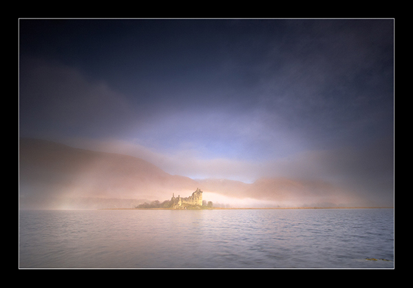 Mistbow and Castle - Mainland Scotland