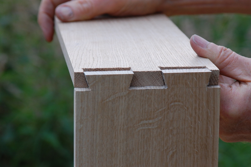 Hand Cut Dovetail Fitting.