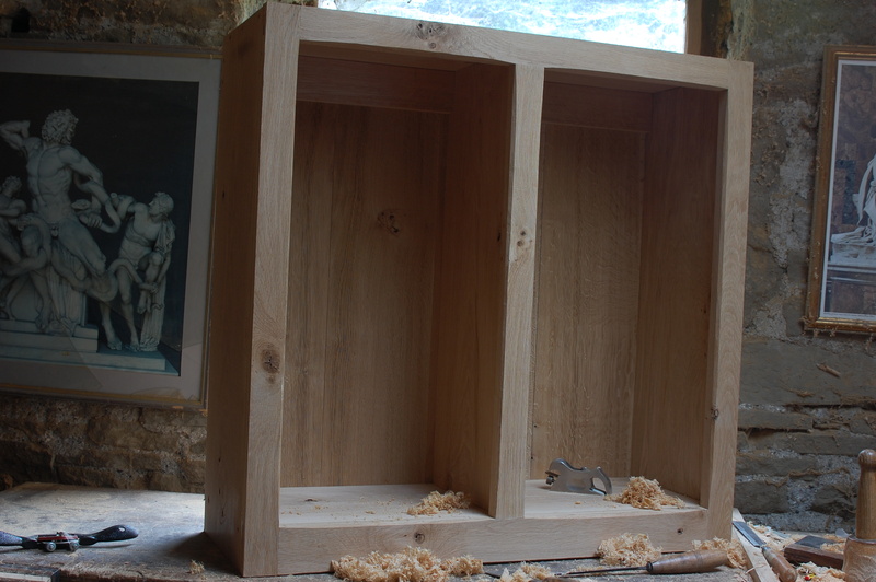 Solid Oak Bespoke Kitchen Cabinets, Made By Hand.