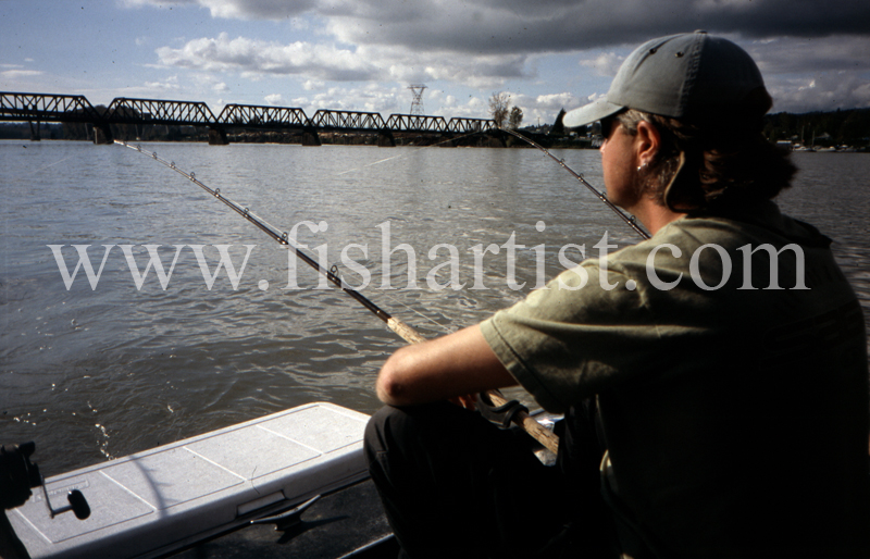 Sturgeon Fishing. - Sturgeon of the Fraser River.