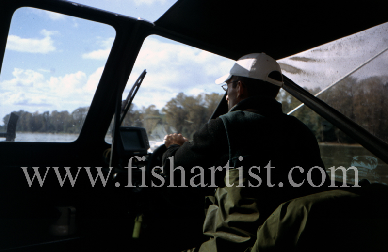 Jet Boat - Cabin. - Sturgeon of the Fraser River.