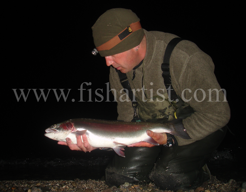 6lb Taupo Hen. - Trout Fishing - Taupo New Zealand.