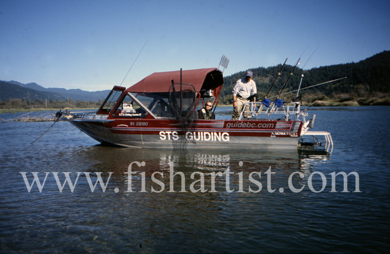 STS Guiding - Jet Boat. - Sturgeon of the Fraser River.